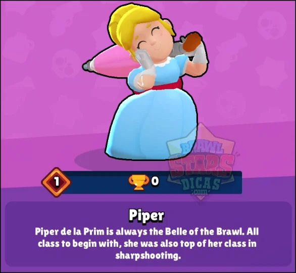 Piper - Brawl Stars Piper - Nova Brawler