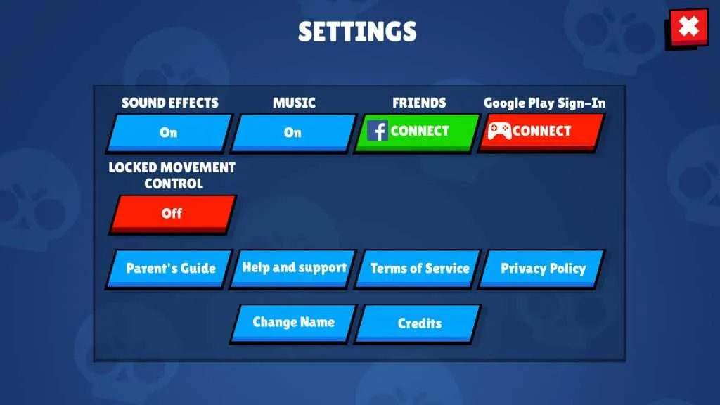 Joystick Fixo no Android e iOS Atualização opcional de Brawl Stars: Joystick Fixo!