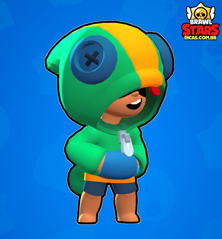 brawl stars leon 3d model