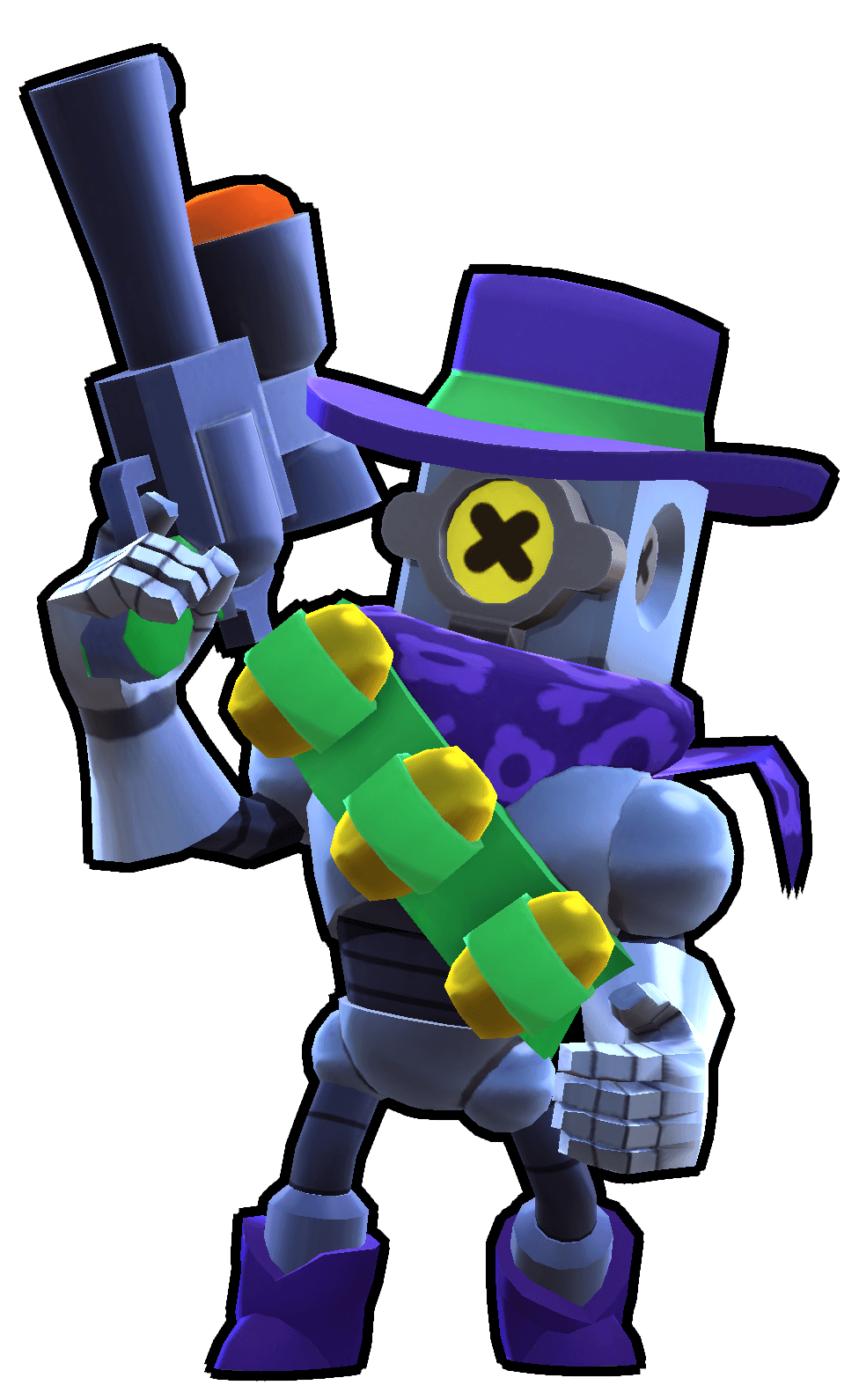 Skin Gratis Disponivel Na Loja Do Brawl Stars Rico Classico - ricochee brawl stars caixas