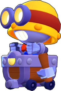 Carl do Brawl Stars - Render 3D