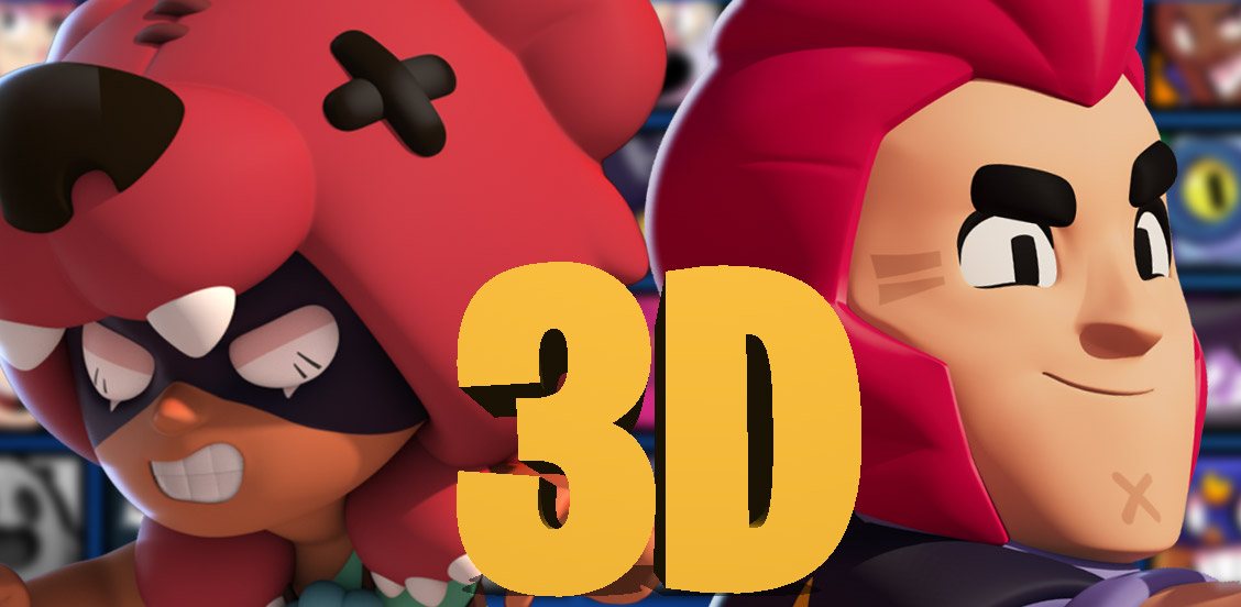 Brawlers Em 3d Artstation Supercell Art Brawl Stars Dicas - imagens do corpo do brawl stars