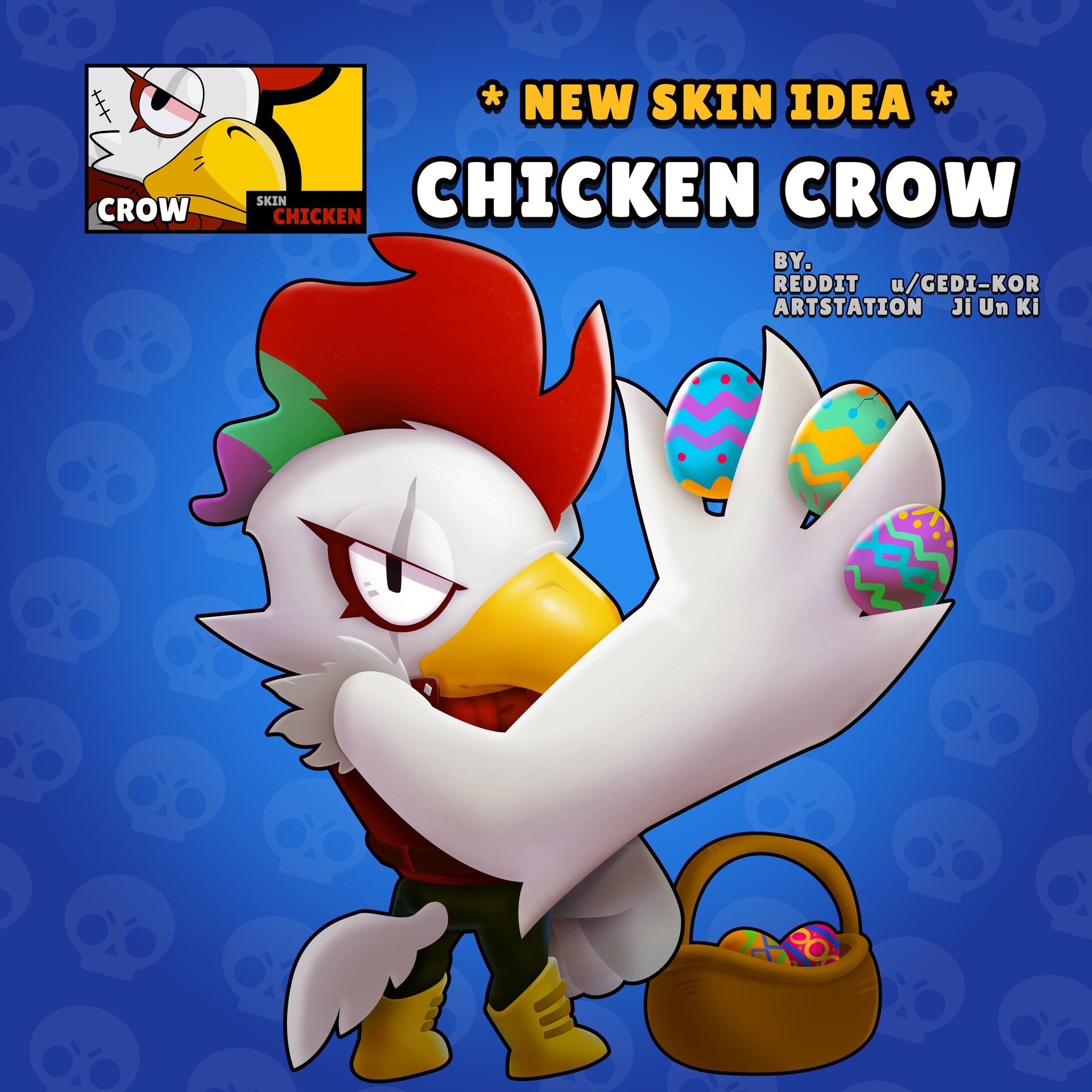 Nova Skin do Gedi_Kor! Darryl Lendário!