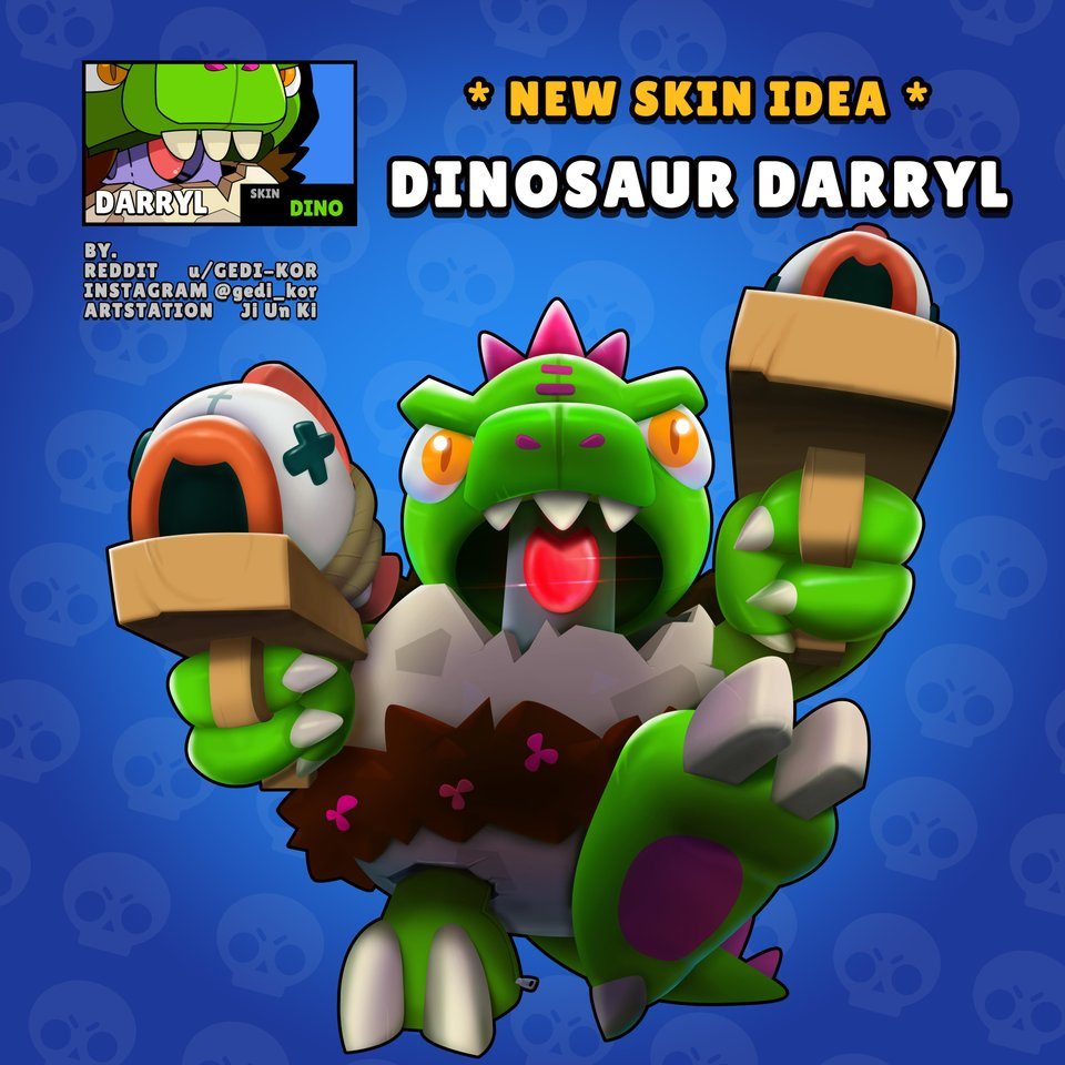 Nova Skin do Gedi_Kor! Darryl Lendário!