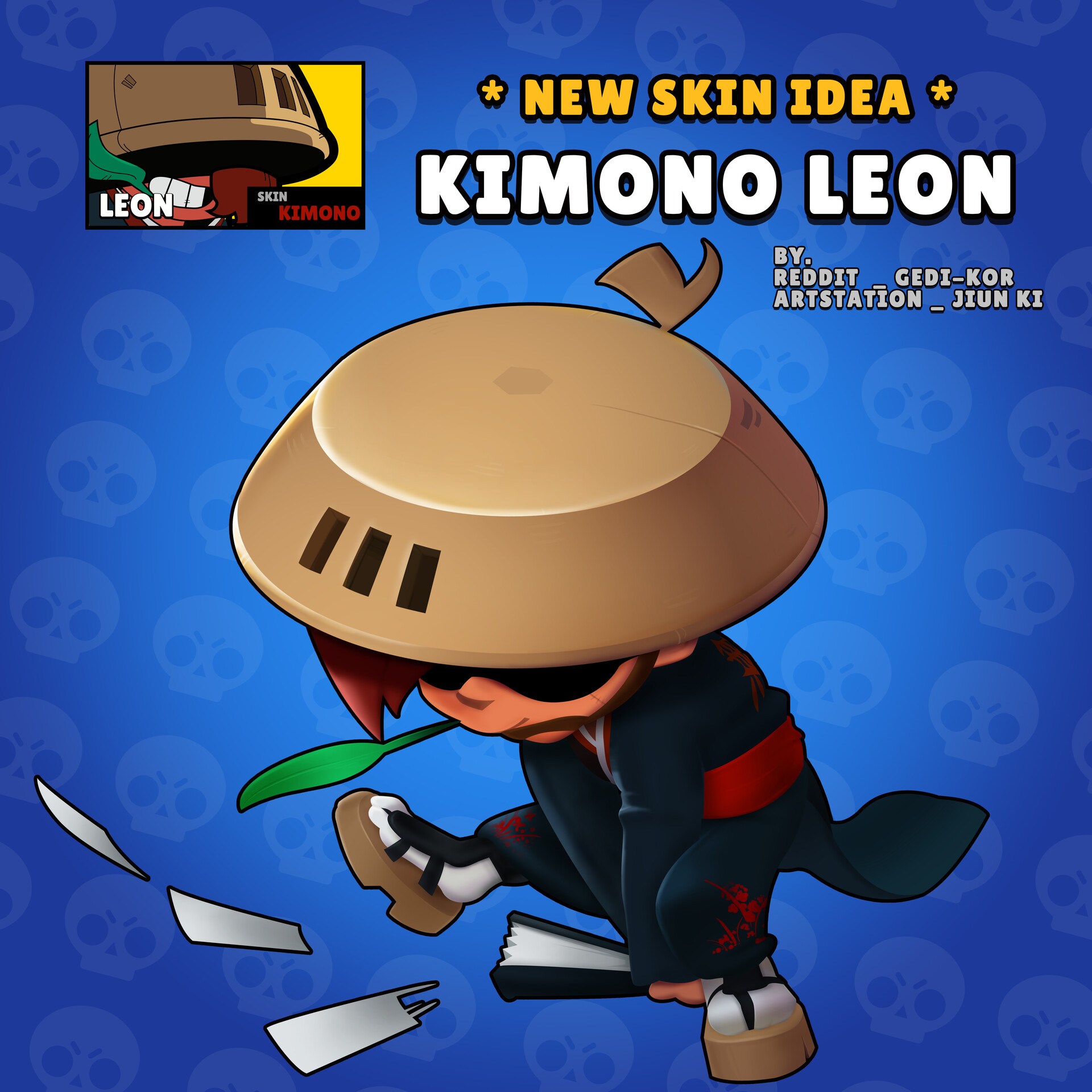 skins brawl stars leon