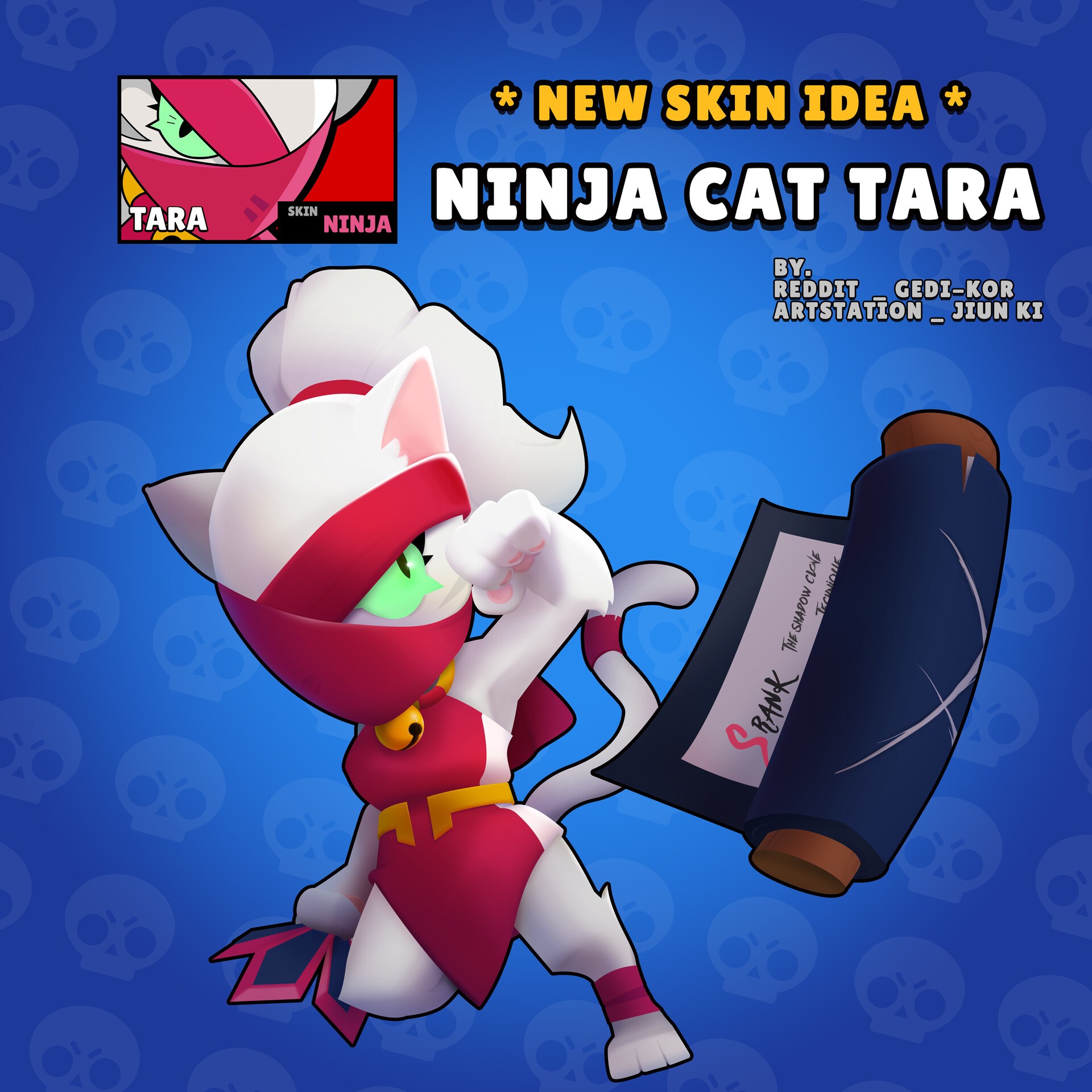 As Melhores Skins Criadas Pelo Gedi Kor Bests Skins Ideias Brawl Stars - skins criado por fãs brawl stars cout