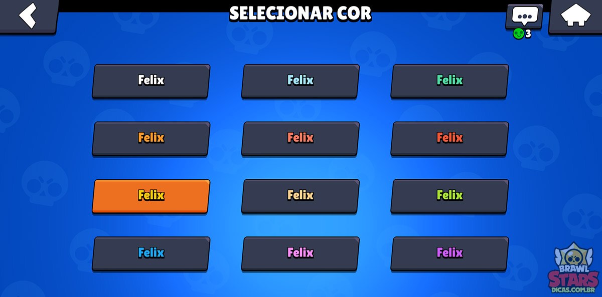 alteração de nome brawl stars