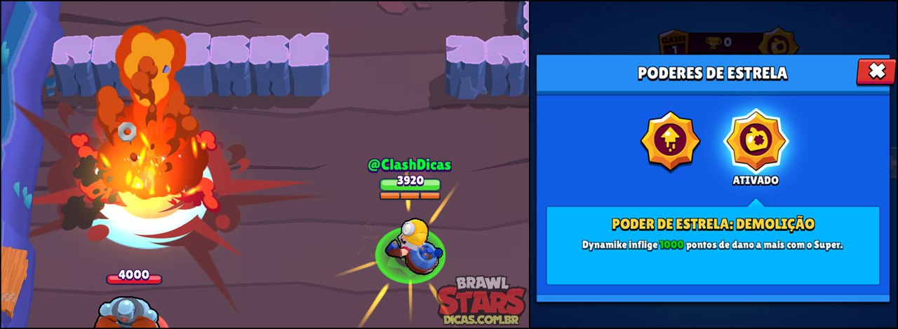 brawl stars dynamike poder estrela