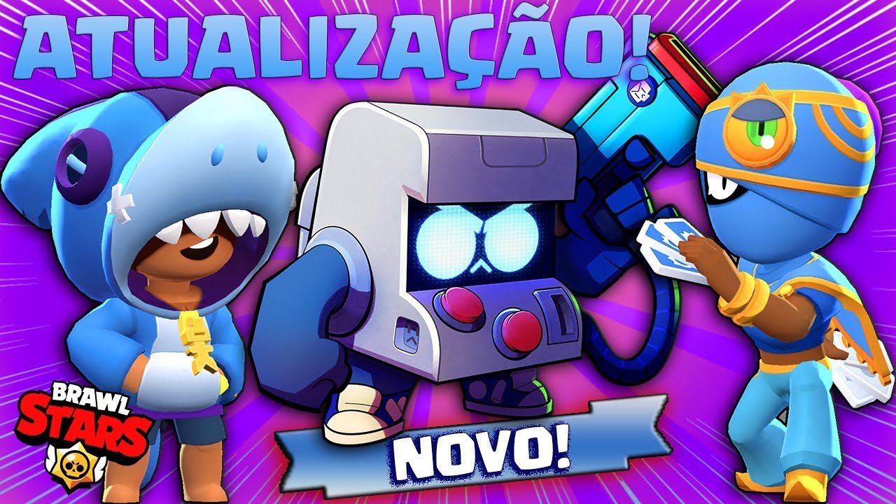 Novo Brawler 8bit Novas Skins Do Leon E Tara Nova AtualizaÇÃo