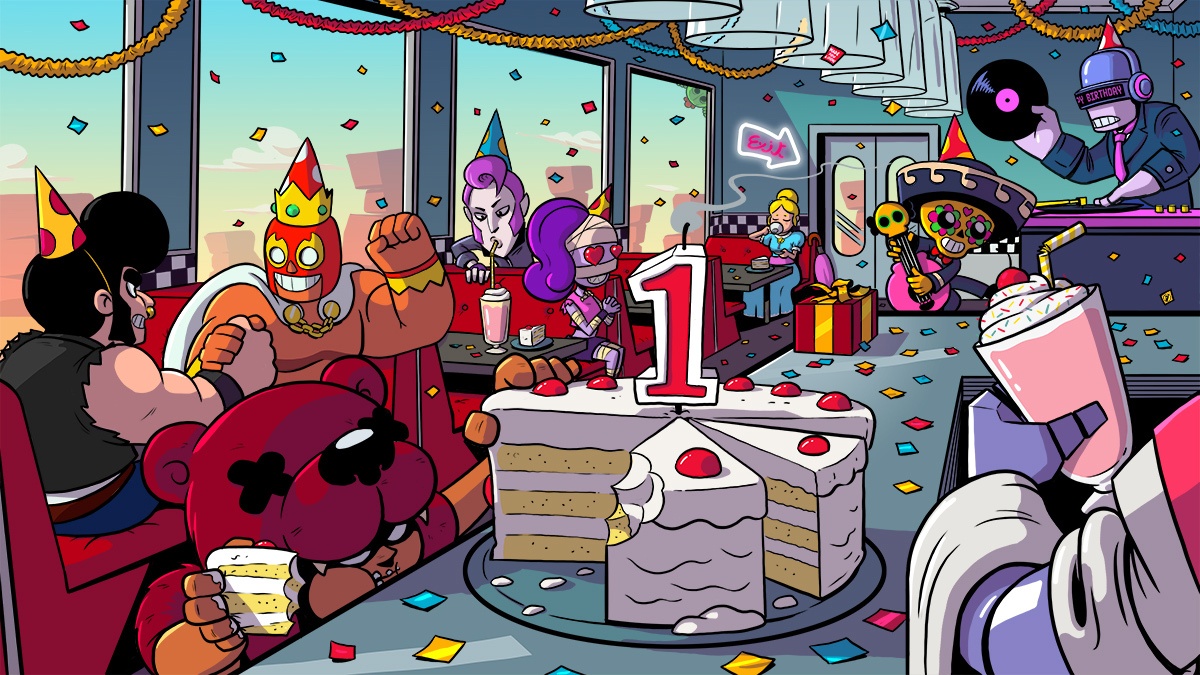 Aniversário de 1 ano do Brawl Stars: Presente na Loja ...