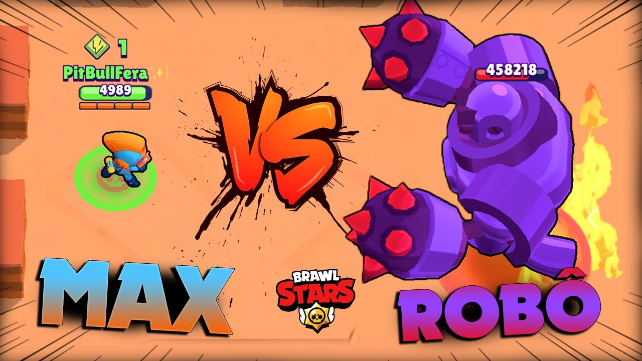 TESTEI A MAX NO ROBÔ CHEFÃO! (ME ARREPENDI!) - BRAWL STARS ...