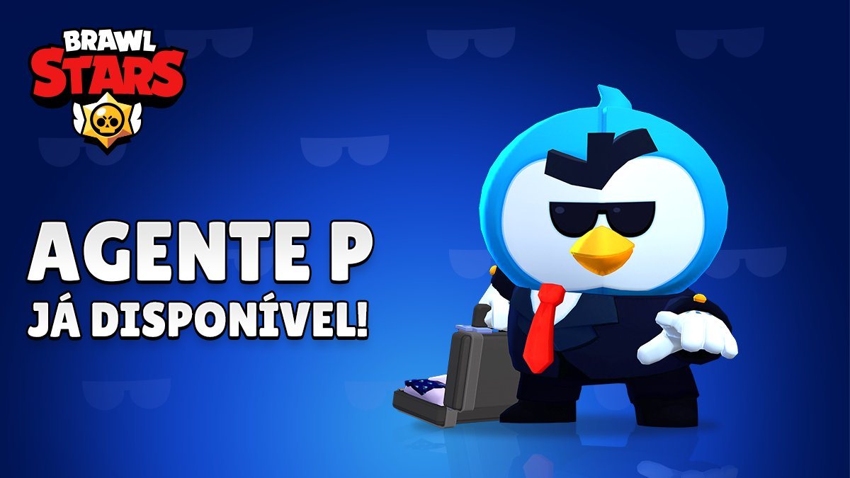 Nova Skin Agente P Disponível Apoie O Site Brawl Stars