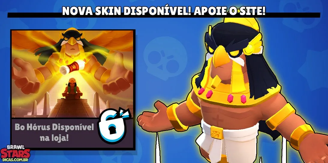 Skin Bo Hórus disponível