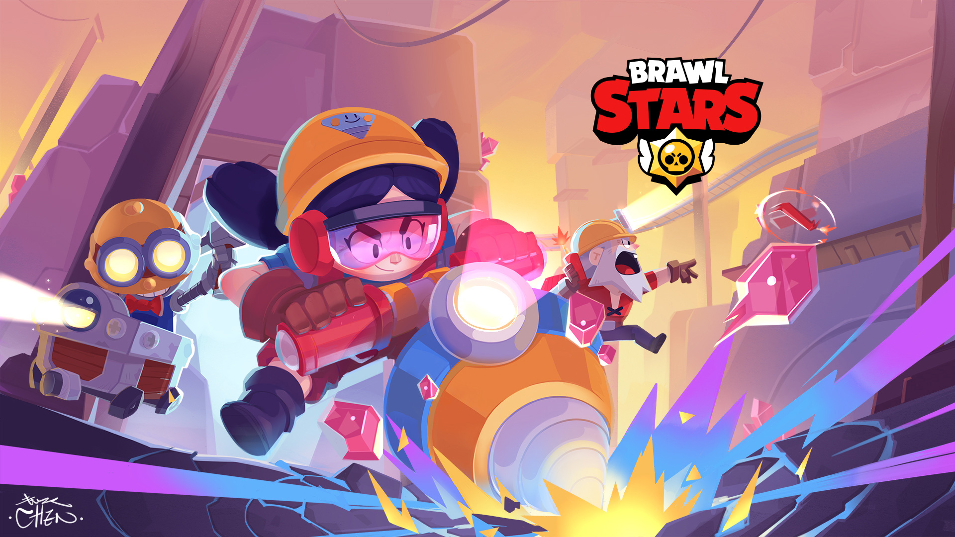 Novo Wallpaper De Brawl Stars Para Celular E Pc Brawl Stars Dicas - imagem brawls stars