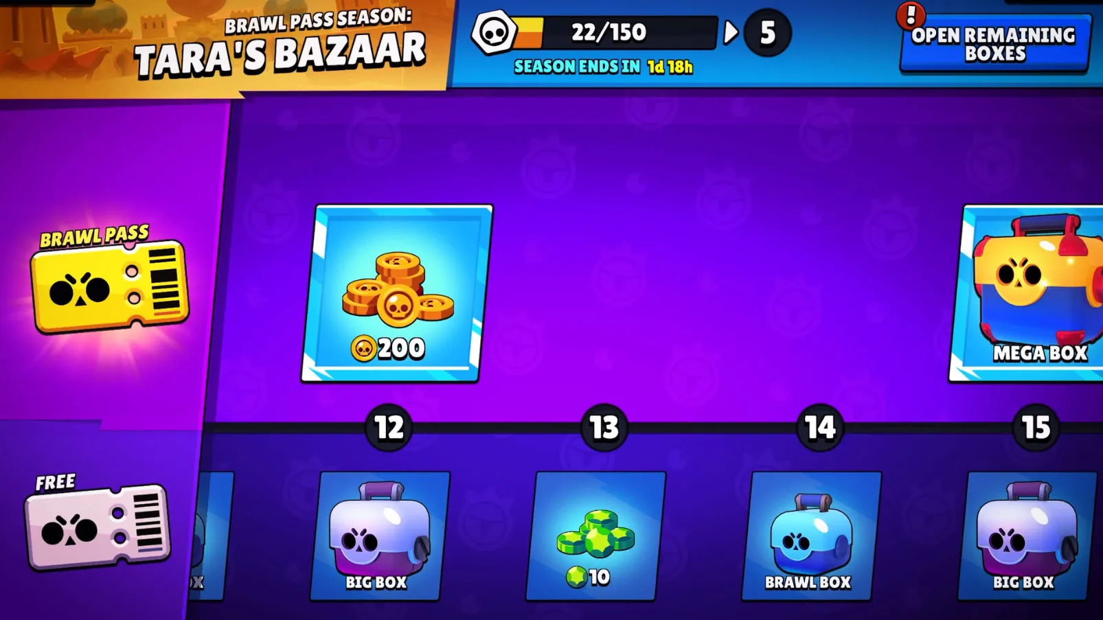 Passe de Batalha do Brawl Stars Passe de Batalha do Brawl Stars
