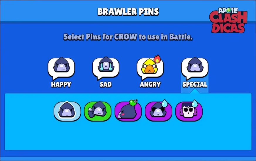 Pins Emotes Durante As Batalhas Veja Como Vai Ficar Brawl Stars Dicas - brawl stars emote