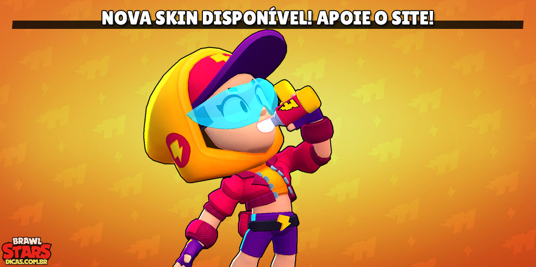 Skin Max Despojada Disponivel Compre Apoiando O Codigo Clashdicas Brawl Stars Dicas - nova skin da max do brawl stars