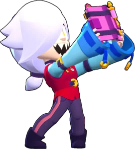 Colette com seu diário - Render 3D Brawler