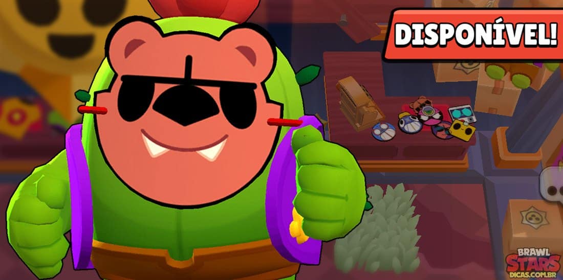 Skin Spike Mascarado Disponivel Compre Apoiando O Codigo Clashdicas Na Loja Brawl Stars Dicas - mascaras de spike brawl stars