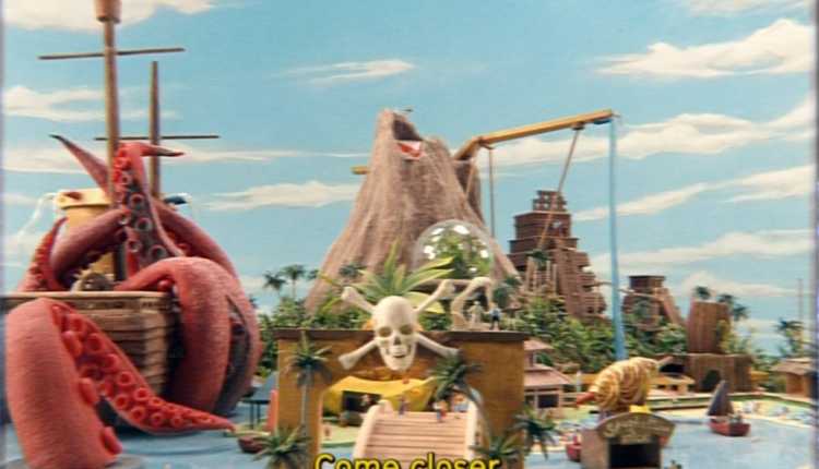 O polvo e navio pirata