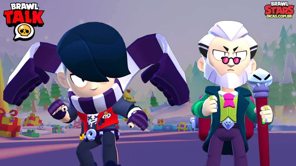 Novos Brawlers Byron E Edgar Skins Natalinas E Mais Brawl Talk Brawl Stars Dicas - brawl stars novo boneco