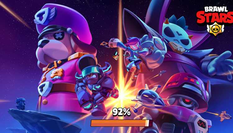 Brawl Stars travado 92% na Tela de carregamento