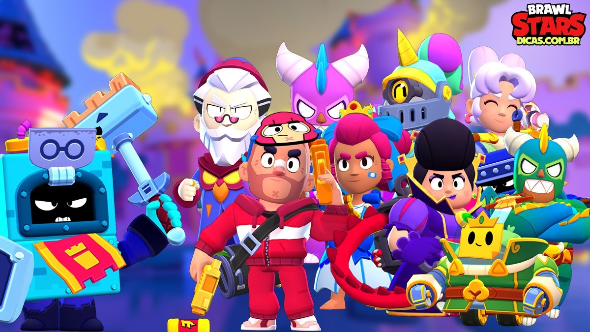 TESTEI TODAS AS NOVAS SKINS DA ATUALIZAÇÃO DO BRAWL STARS 