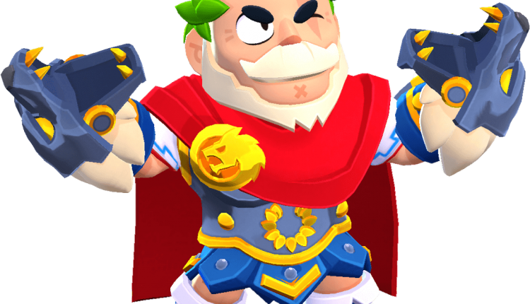 Sam com Skin Imperador no Brawl Stars