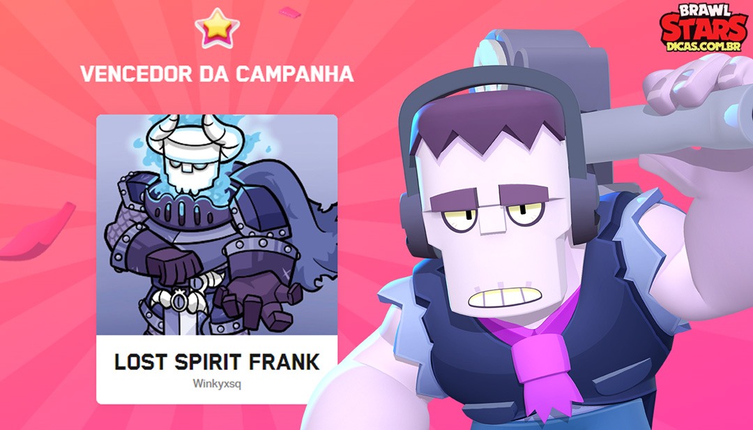 Skin Vencedora do Supercell Make do Frank