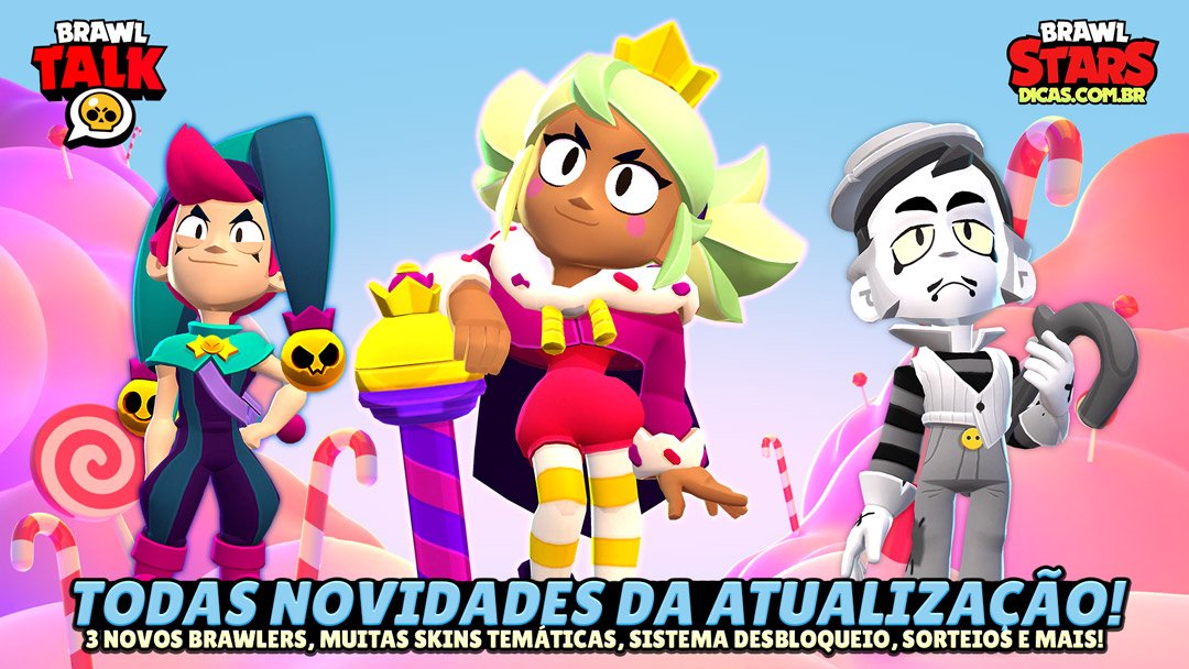 3 Novos Brawlers, Muitas Skins, Adeus Caixas e mais – Brawl Talk de  Dezembro/2022