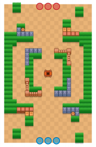 Mapa Forte de Gemas no modo Pique-Gema Mapa Forte de Gemas no modo Pique-Gema