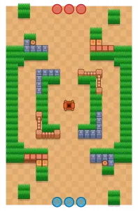 Mapa Forte de Gemas no modo Pique-Gema Mapa Forte de Gemas no modo Pique-Gema