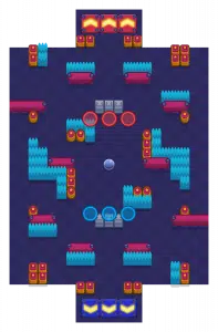 Mapa Super Beach de Fute-brawl