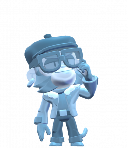 Skin do Mico Prateado
