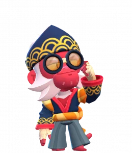Skin do Mico Sensei das Chamas