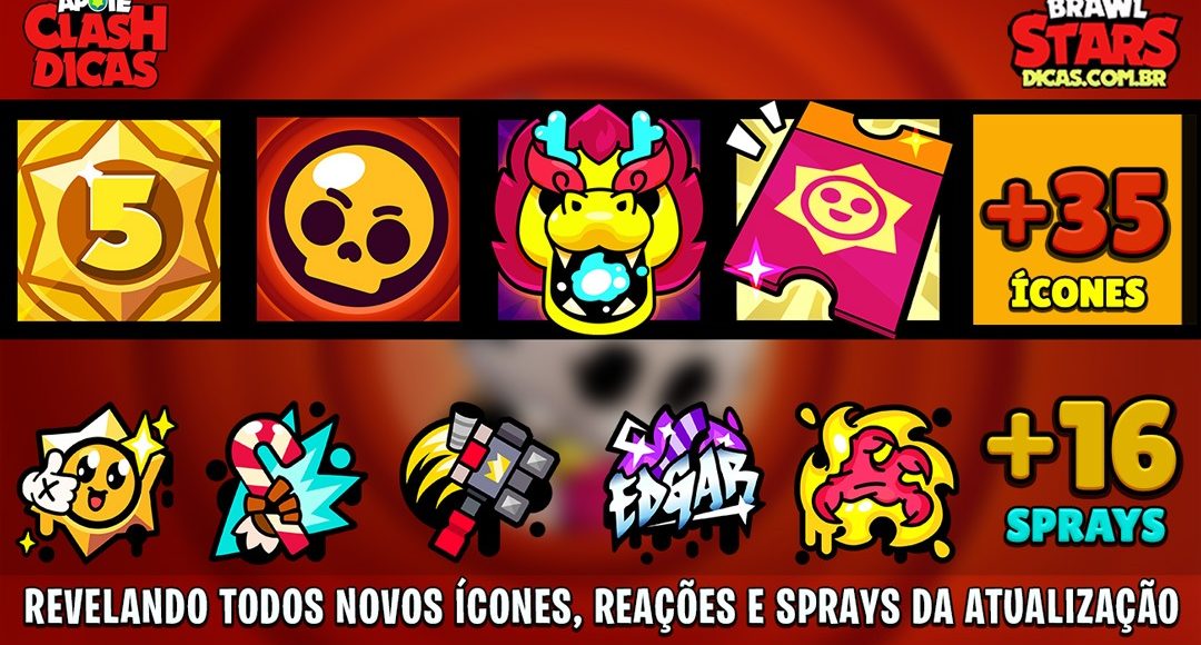 Novos Sprays, Ícones e Reações Incríveis!