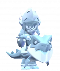 Skin do Draco Prateado
