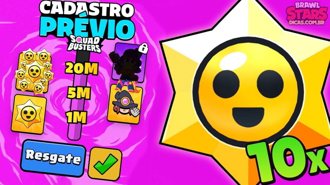 10x Sorteios Starr Grátis no Brawl Stars