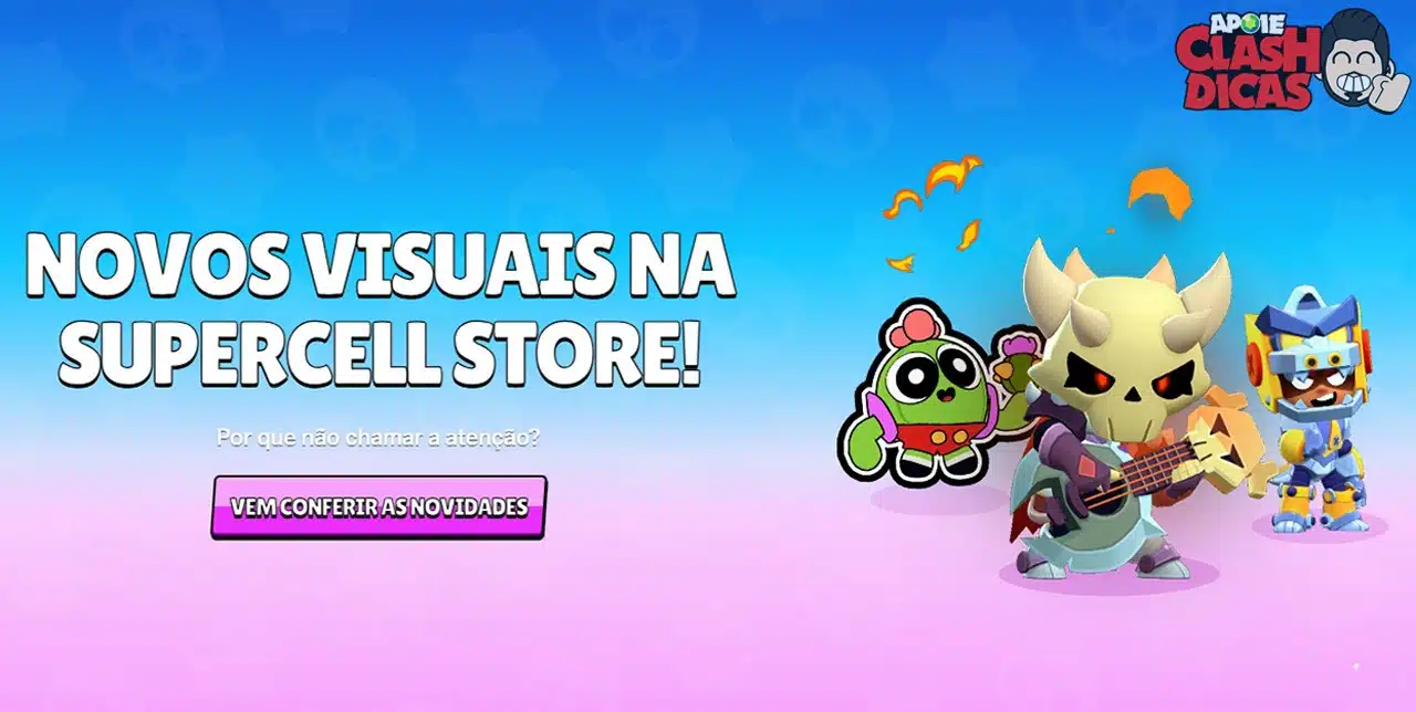 Novas Skins na Supercell Store: Mais Estilo e Bônus em Blings!