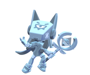 Skin do Finx Prateado