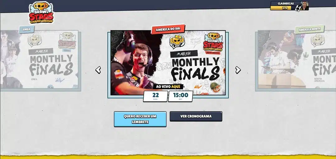 Assista ao competitivo e ganhe XP Pro grátis Como ganhar XP Pro no evento de Brawl Stars