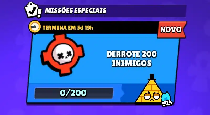 Missão especial dá reação exclusiva grátis! Pin Pirâmide Grátis no Brawl Stars
