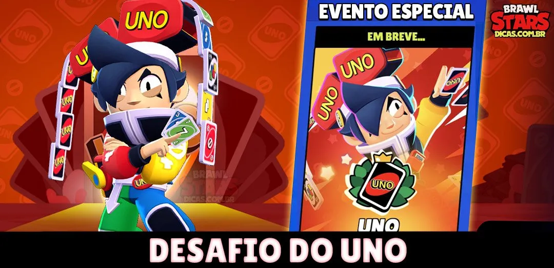 Desafio do Uno Brawl Stars com Chester