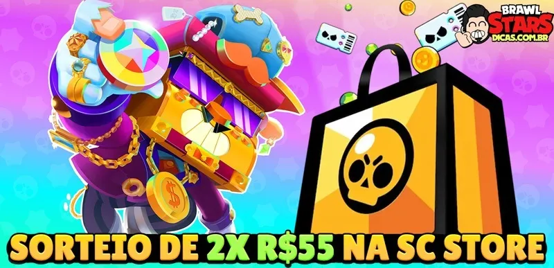Novo Sorteio de R$55 na Supercell Store Sorteio de R$55 na Supercell Store