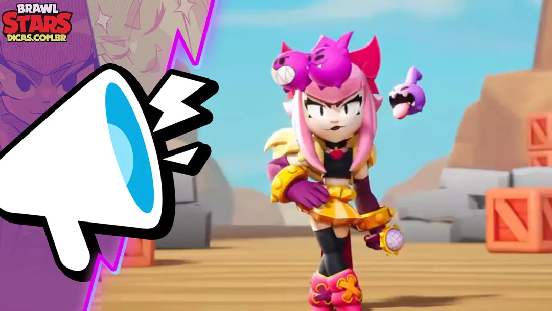 Reversão da Melodie visual antigo Brawl Stars