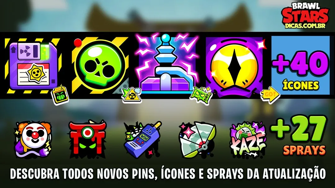 Novos ícones de perfil Brawl Stars Abril 2025