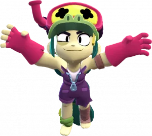 Ataque e Super da Alli Brawler Alli - Pose de ataque