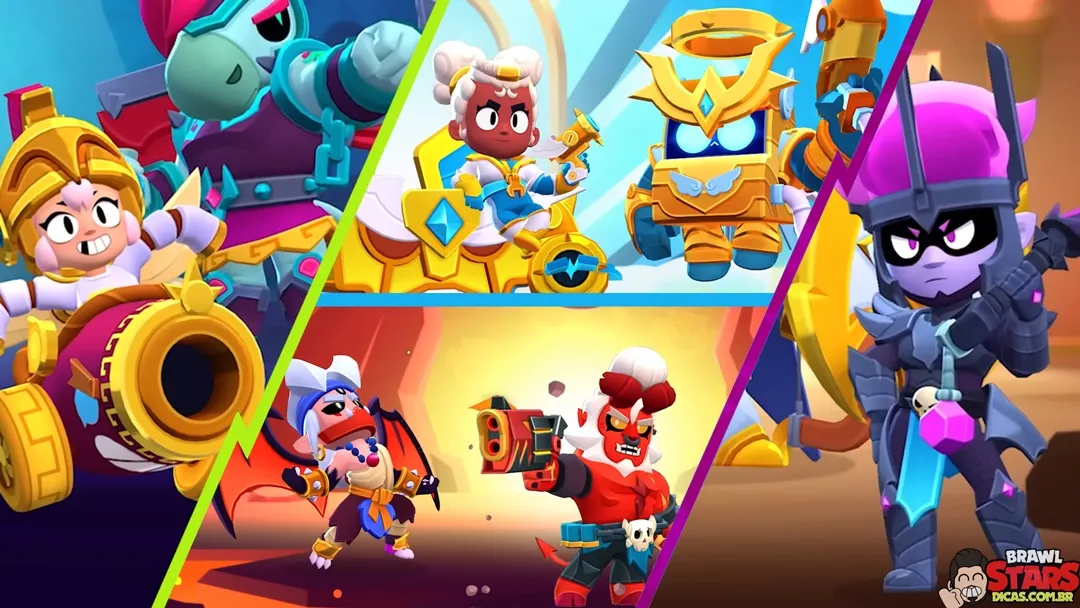 Todas as Skins da Atualização de Junho/2025 no Brawl Stars