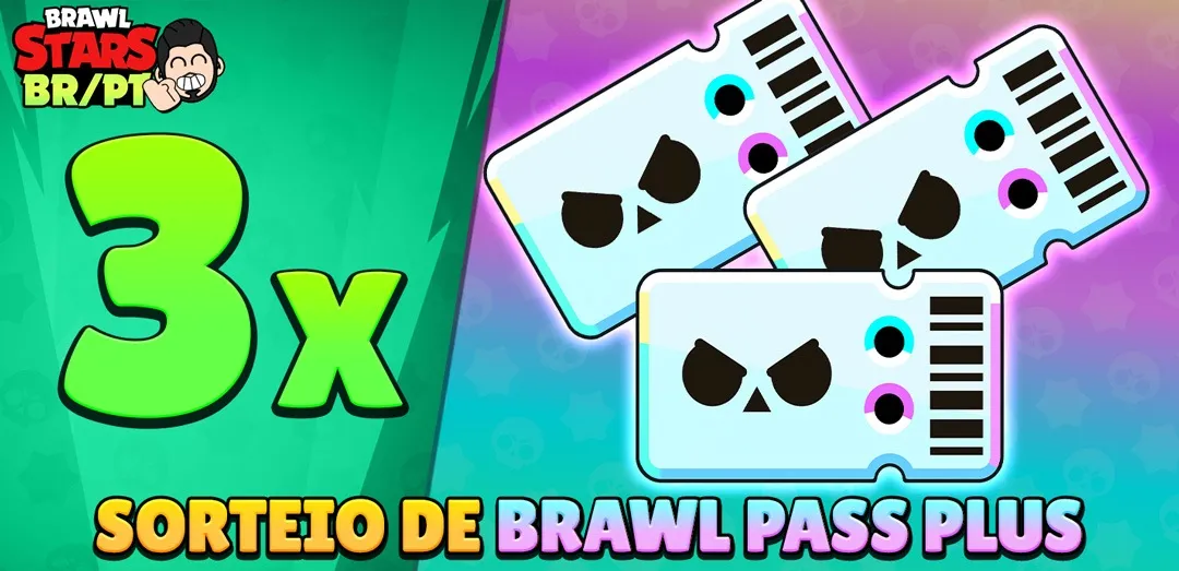 Sorteio de 3x Brawl Pass Plus! Participe agora