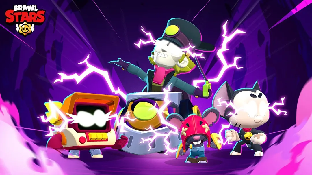 Novas Hipercargas de Chuck, Kit, Moe e R-T no Brawl Stars